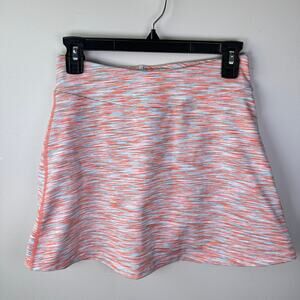 Title Nine Golf Pickleball Tennis Skirt Skort Women XS Orange Blue Stretch